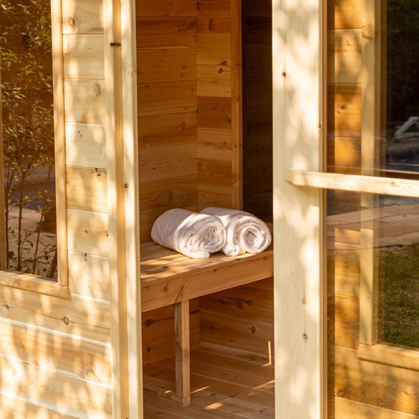 Georgian Cabin Sauna with Changeroom by Dundalk Leisurecraft