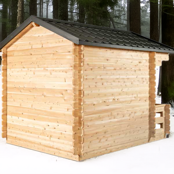 Georgian Cabin Sauna with Porch by Dundalk Leisurecraft