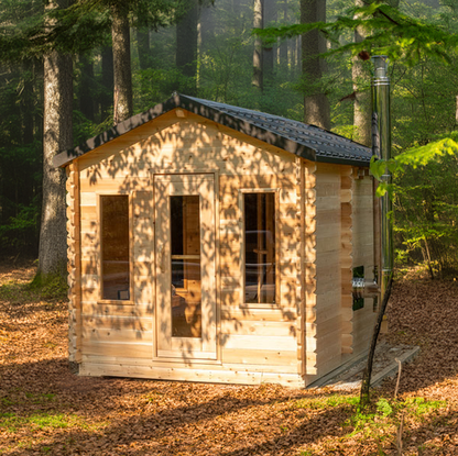 Georgian Cabin Sauna with Changeroom by Dundalk Leisurecraft