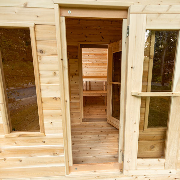 Georgian Cabin Sauna with Changeroom by Dundalk Leisurecraft