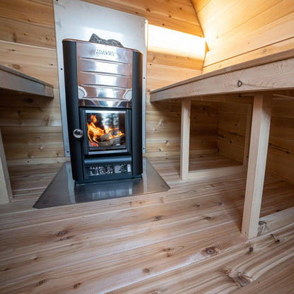 CT Minipod 4-Person Outdoor Sauna by Dundalk Leisurecraft