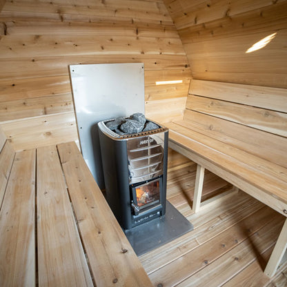 CT Minipod 4-Person Outdoor Sauna by Dundalk Leisurecraft