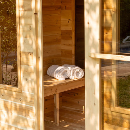 Georgian Cabin Sauna with Changeroom by Dundalk Leisurecraft