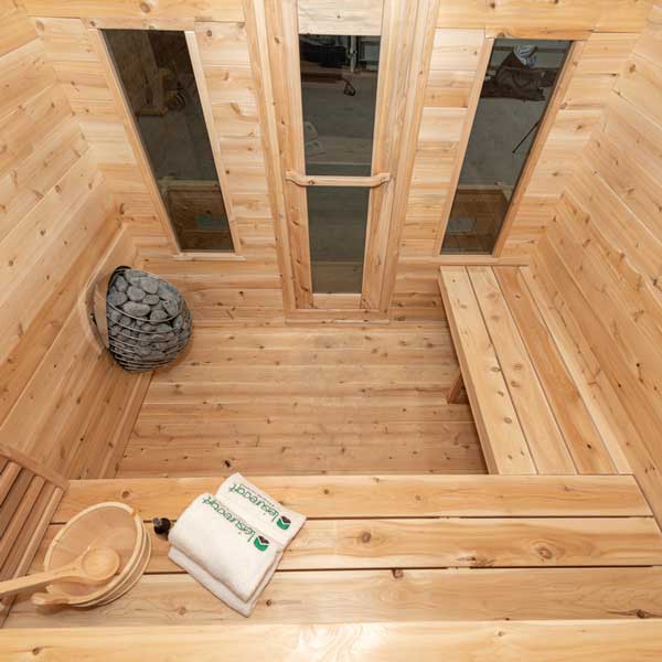 Georgian Cabin Sauna with Porch by Dundalk Leisurecraft