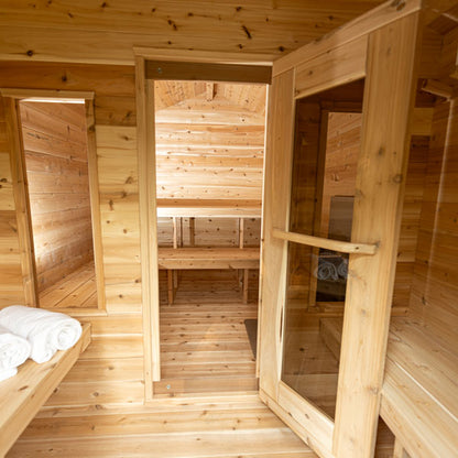 Georgian Cabin Sauna with Changeroom by Dundalk Leisurecraft