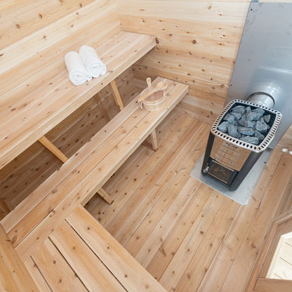 CTC88W Dundalk Leisurecraft Georgian Cabin 6 Person Outdoor Sauna