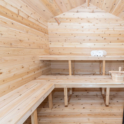 CTC88W Dundalk Leisurecraft Georgian Cabin 6 Person Outdoor Sauna